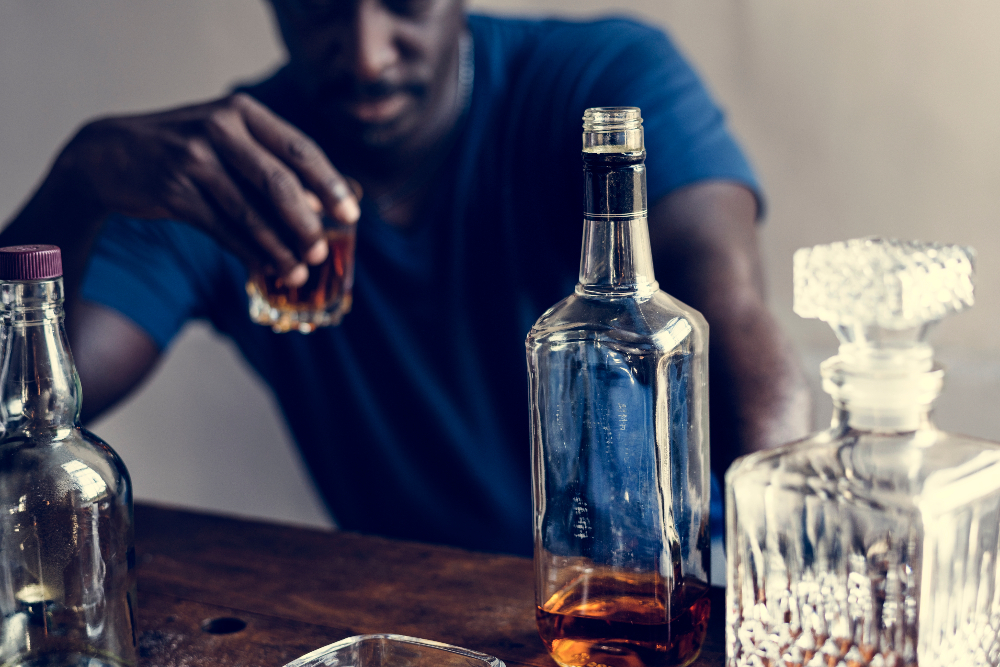 man with alcohol addiction  alcohol rehab in Pasadena California